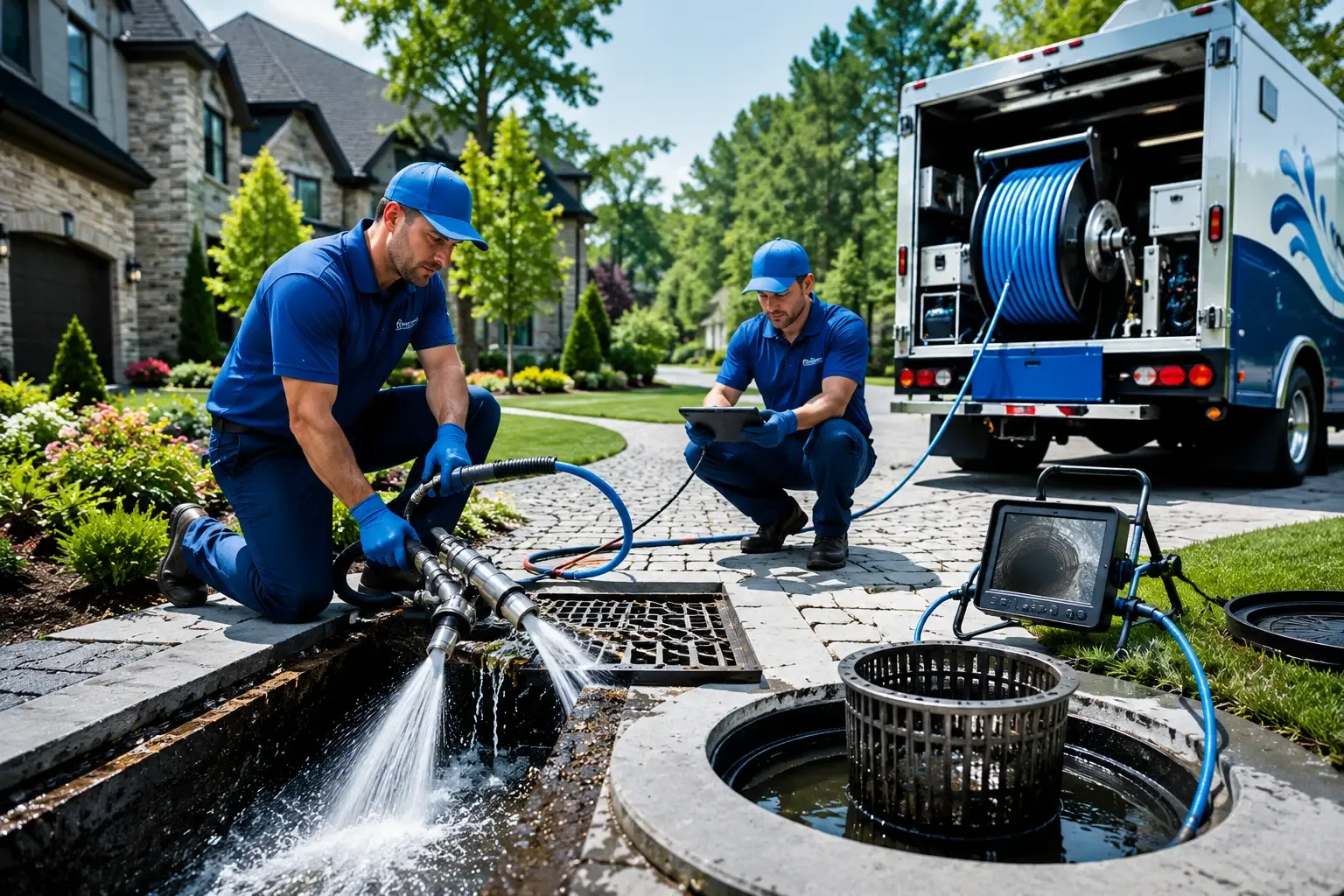 Local outdoor drain cleaning professionals in Farmington, MI