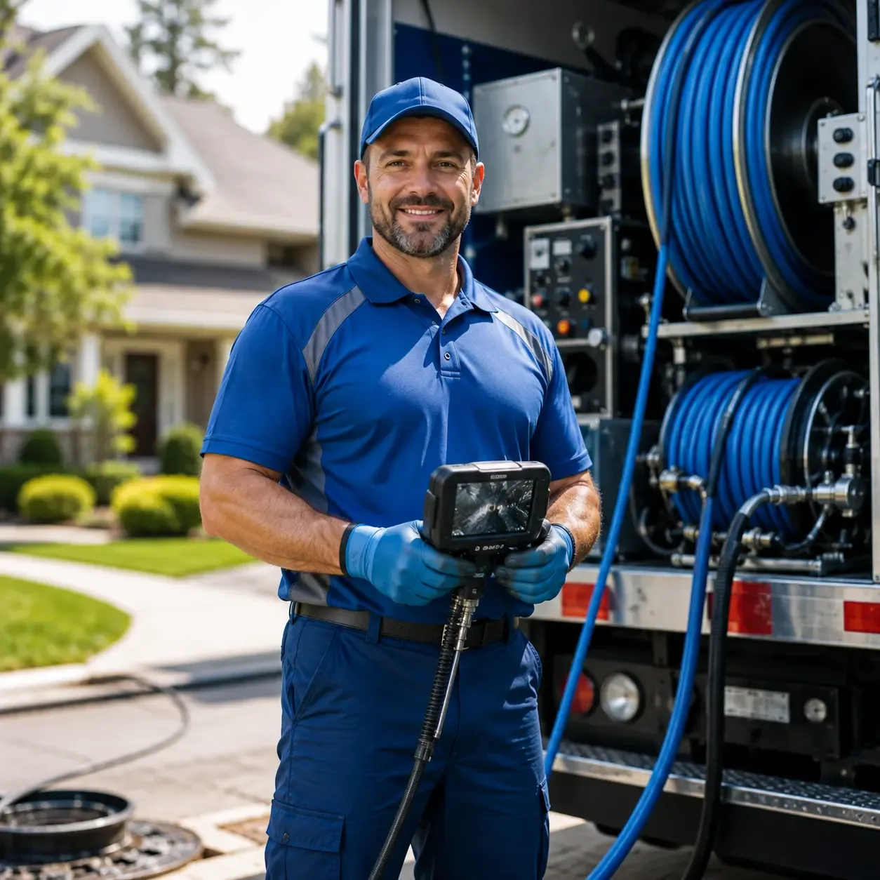 Local outdoor drain cleaning specialists in Farmington, MI